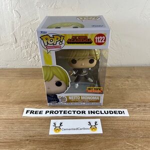 Neito Monoma Funko Pop #1122 Hot Topic My Hero Academia Anime Vaulted NEAR MINT